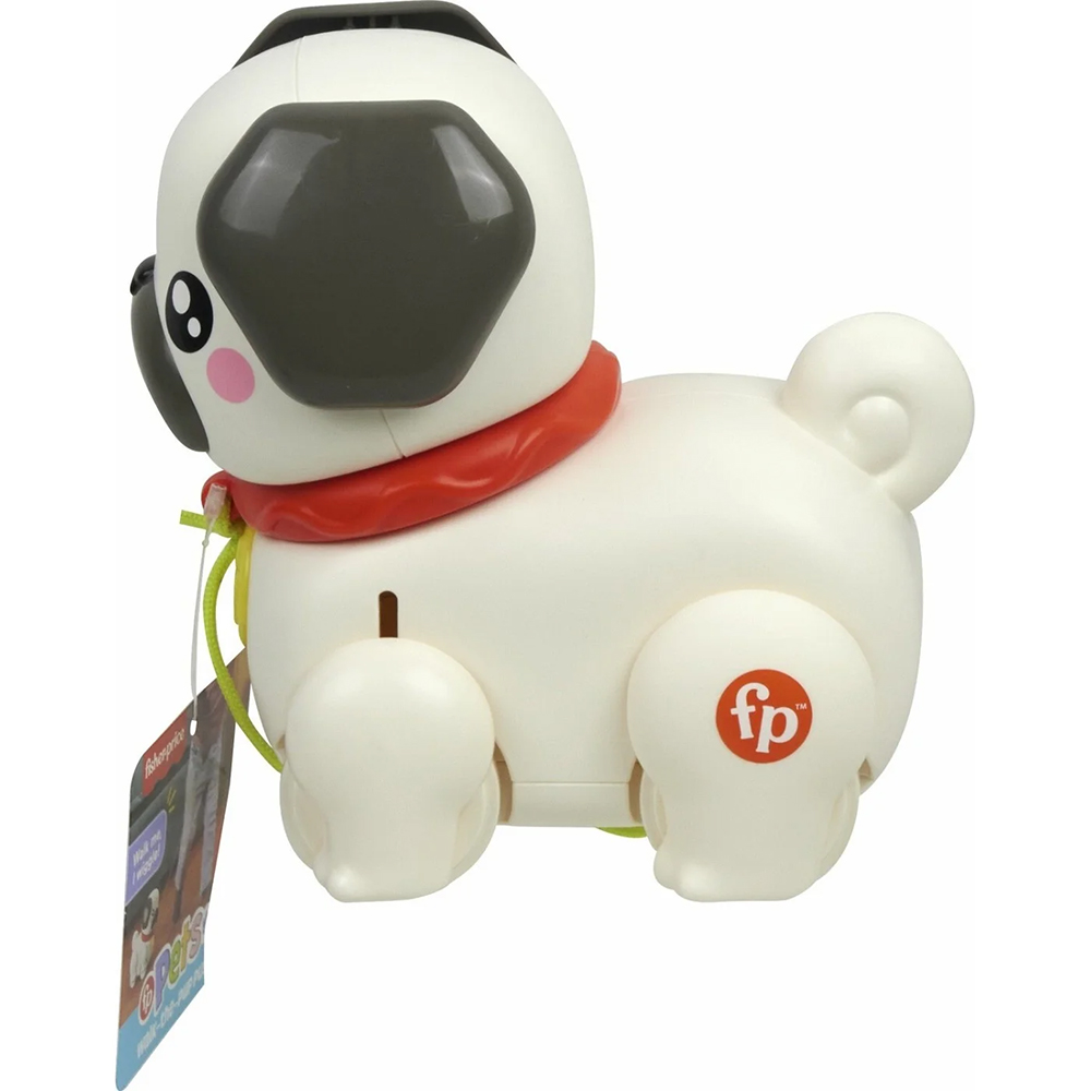 Mattel Fisher-Price Συρρόμενο Σκυλάκι Pug Παιχνίδι Με Σχοινάκι Για Τράβηγμα HTW94 - Fisher Price, Fisher-Price