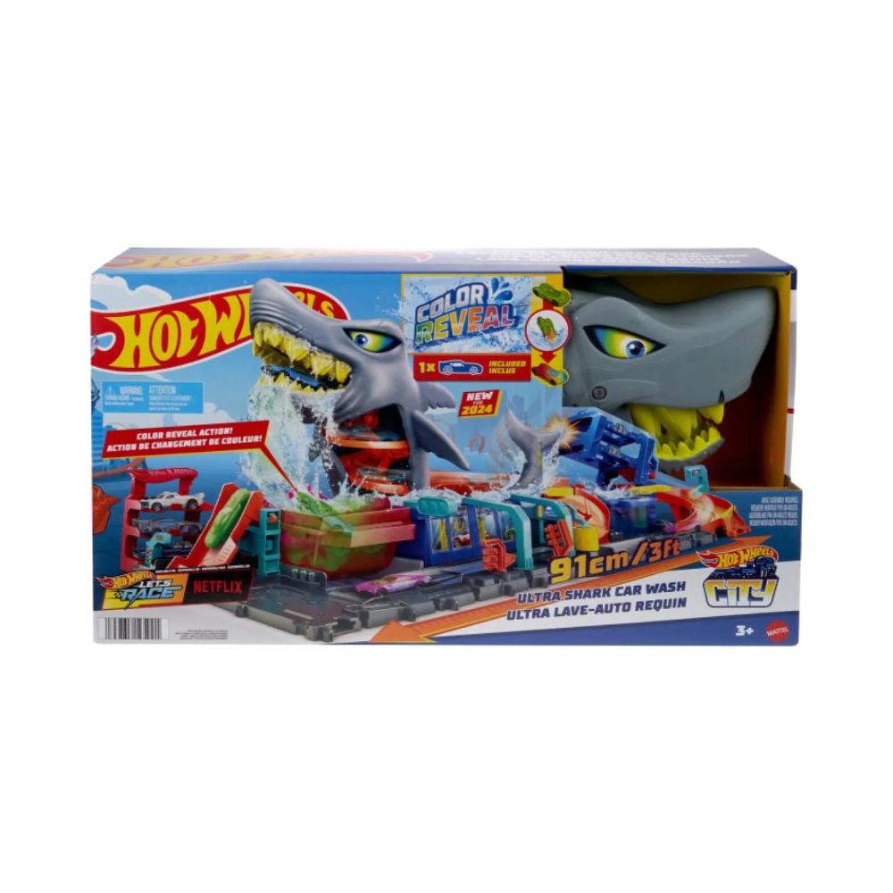 Hot Wheels Απόλυτο Πλυντήριο Με Καρχαρία, HTN82 - Hot Wheels