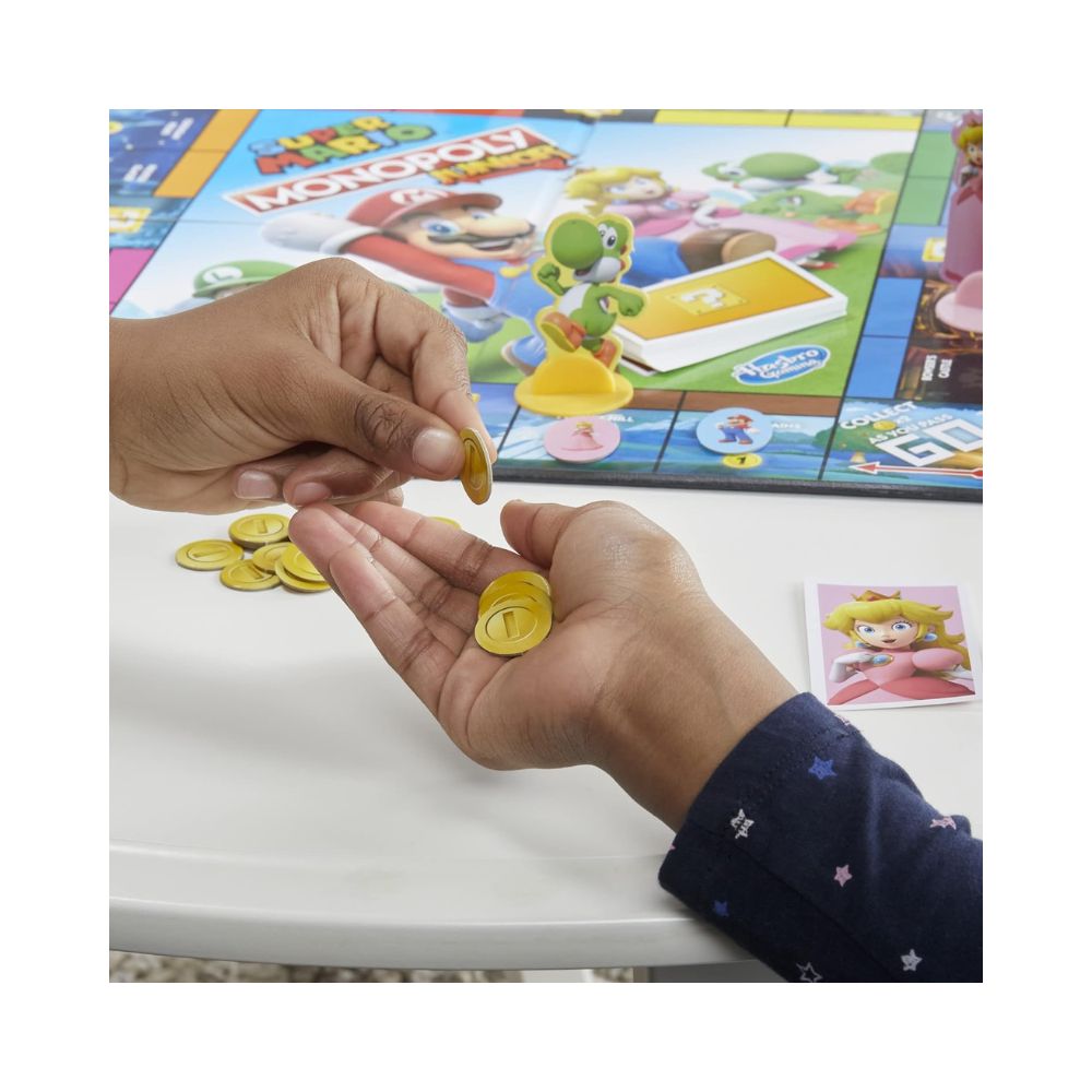 Επιτραπέζιο Παιχνίδι Monopoly Junior Super Mario Edition, F4817 - Hasbro Gaming, Monopoly