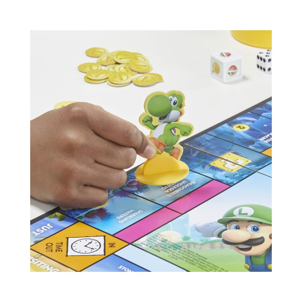 Επιτραπέζιο Παιχνίδι Monopoly Junior Super Mario Edition, F4817 - Hasbro Gaming, Monopoly