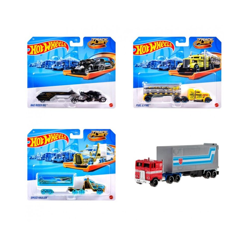 Hot Wheels Φορτηγά Μεταφορικής σε Διάφορα Σχέδια, HYT56 - Hot Wheels
