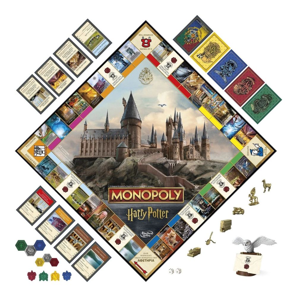 Hasbro Επιτραπέζιο Παιχνίδι Monopoly Harry Potter Edition F9422 - Harry Potter, Hasbro Gaming, Monopoly