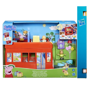 Λαμπάδα Peppa Pig Toys Παιχνίδια 2 σε 1 Peppa's Party Bus, F8881 - Peppa Pig