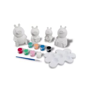 Peppa Pig - Φιγούρες από Πηλό Για Ζωγραφικη 4 Pack, PP019000 - Giochi Preziosi, Peppa Pig