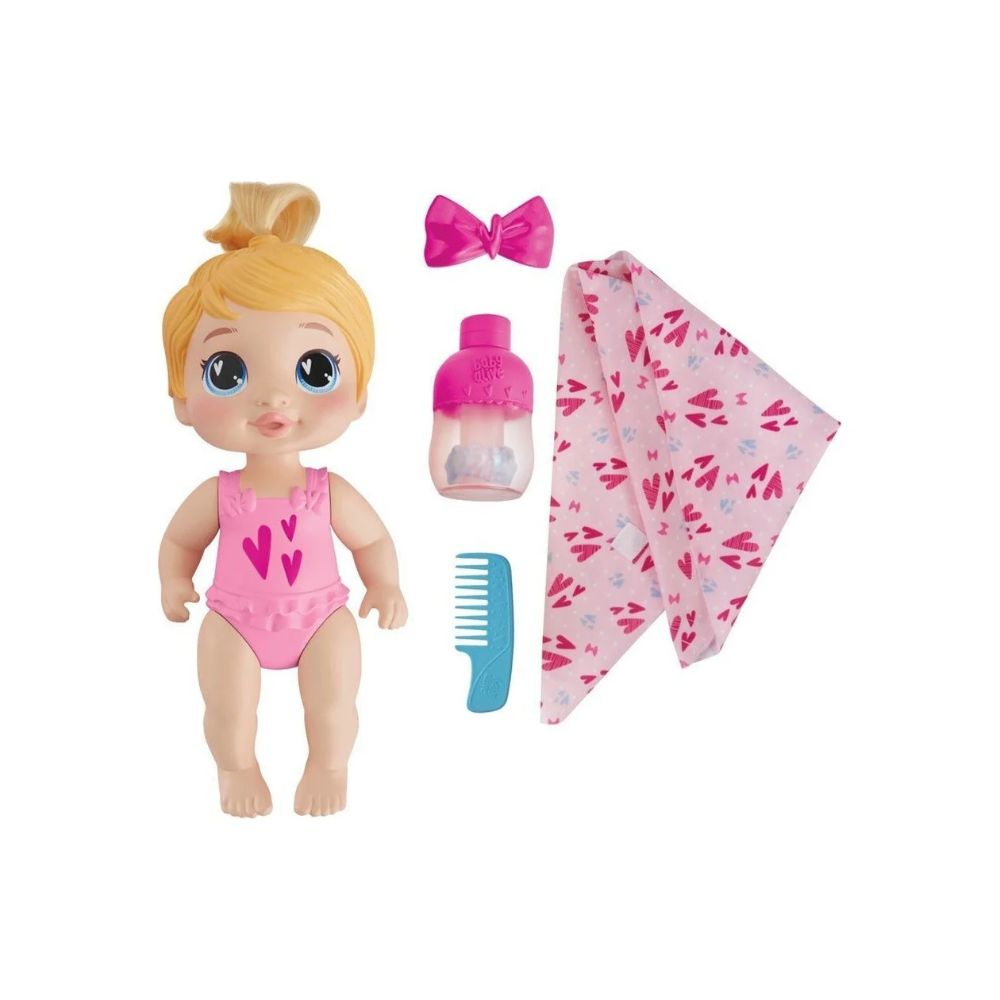 Baby Alive Κούκλα Shampoo Snuggle Bldh Harper, F9119 - Baby Alive