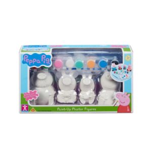 Peppa Pig - Φιγούρες από Πηλό Για Ζωγραφικη 4 Pack, PP019000 - Giochi Preziosi, Peppa Pig