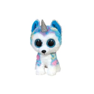 TY Beanie Boos Helena Χνουδωτό Χάσκυ Μονόκερος Λευκός Και Μπλε 15cm, 1607-36322 - AS Company