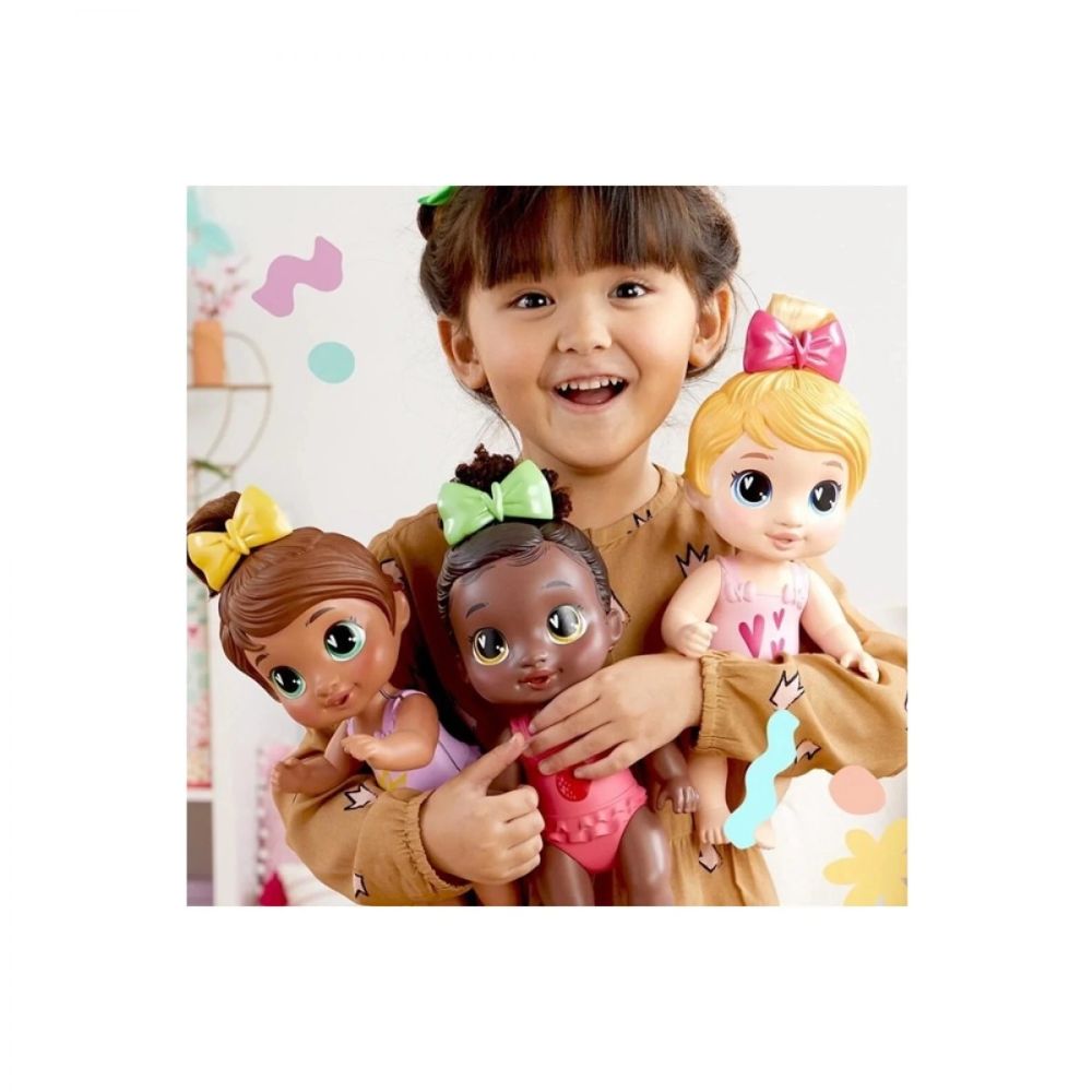 Baby Alive Κούκλα Shampoo Snuggle Bldh Harper, F9119 - Baby Alive