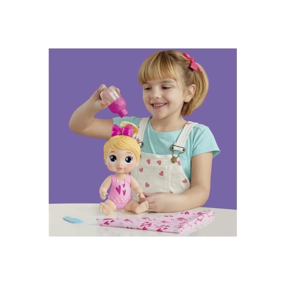 Baby Alive Κούκλα Shampoo Snuggle Bldh Harper, F9119 - Baby Alive