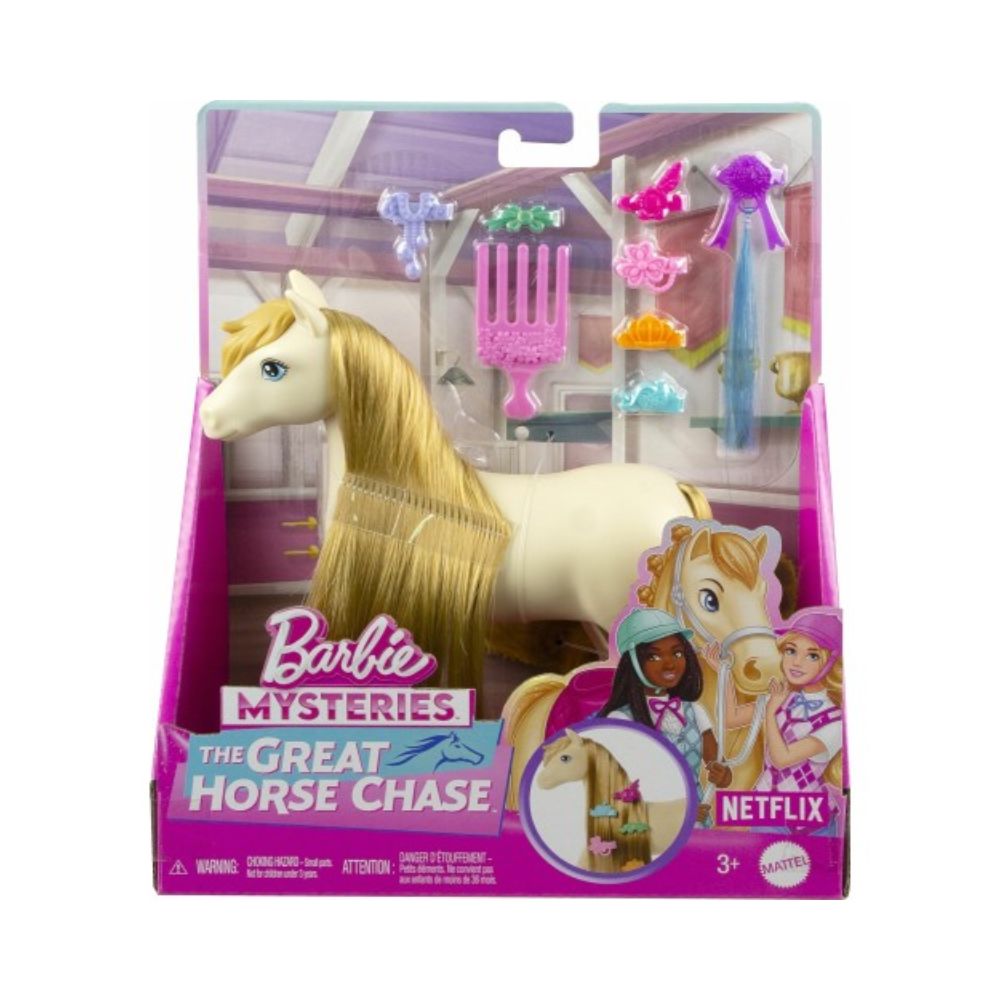 Barbie - The Great Horse Chase Πόνυ σε 2 Σχέδια, HXJ29 - Barbie