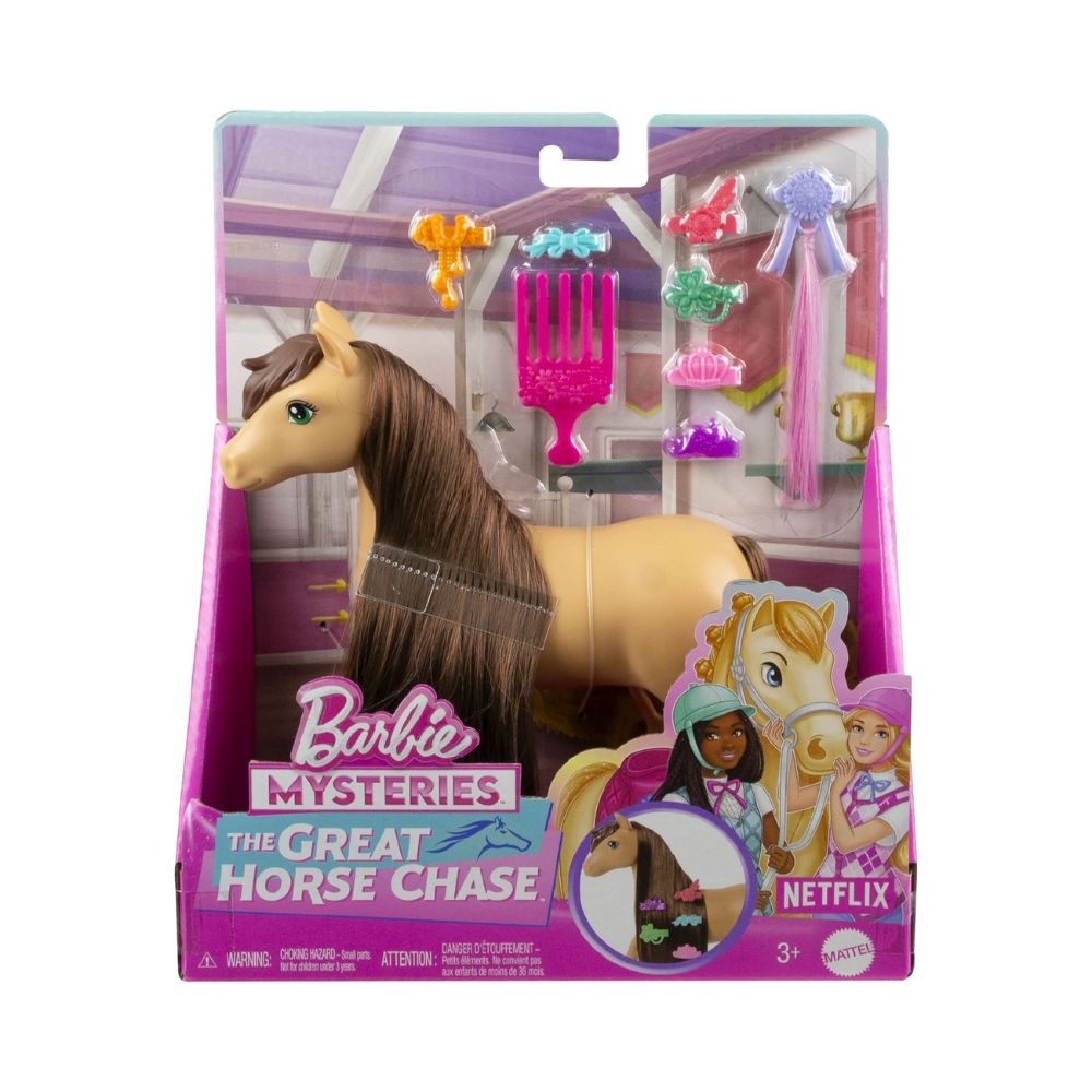 Barbie - The Great Horse Chase Πόνυ σε 2 Σχέδια, HXJ29 - Barbie