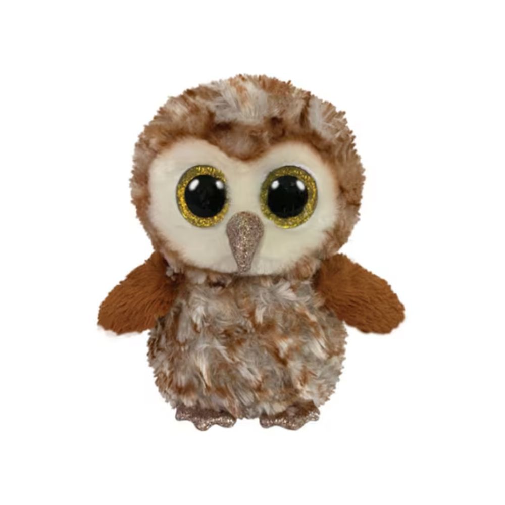 TY Beanie Boos Χνουδωτό Κουκουβάγια Percy Barn Κλαψοπούλι 15cm, 1607-36326 - AS Company