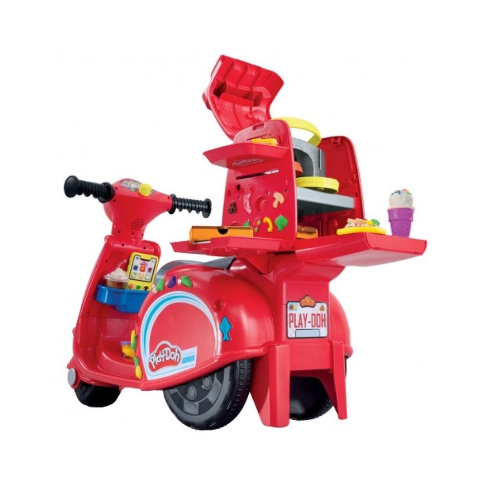 Play-Doh Pizza Delivery Scooter Playset, F8803 - Play-Doh