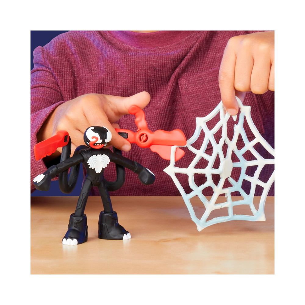 Play-Doh Marvel Spider-Man Launch & Slice Battle Playset με 2 Φιγούρες Δράσης, F9827 - Marvel, Play-Doh, Spider-Man