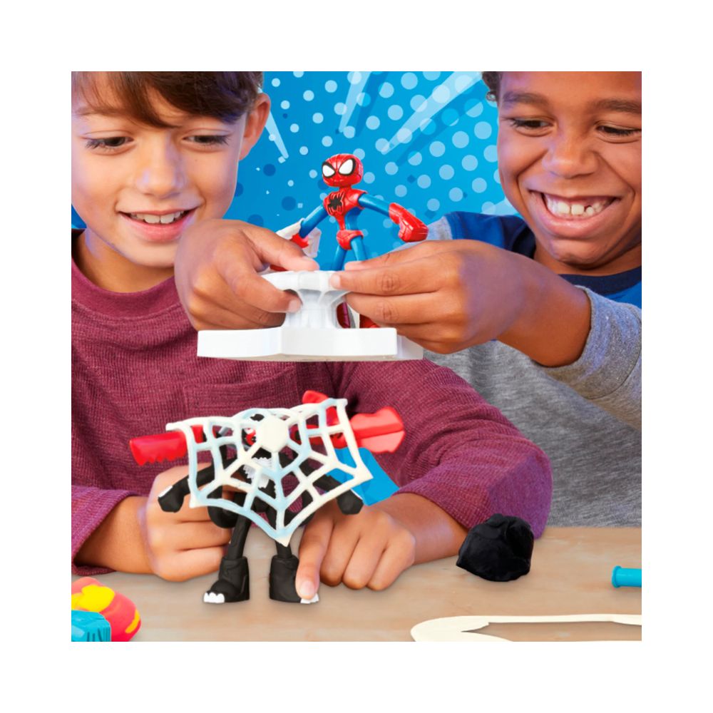 Play-Doh Marvel Spider-Man Launch & Slice Battle Playset με 2 Φιγούρες Δράσης, F9827 - Marvel, Play-Doh, Spider-Man