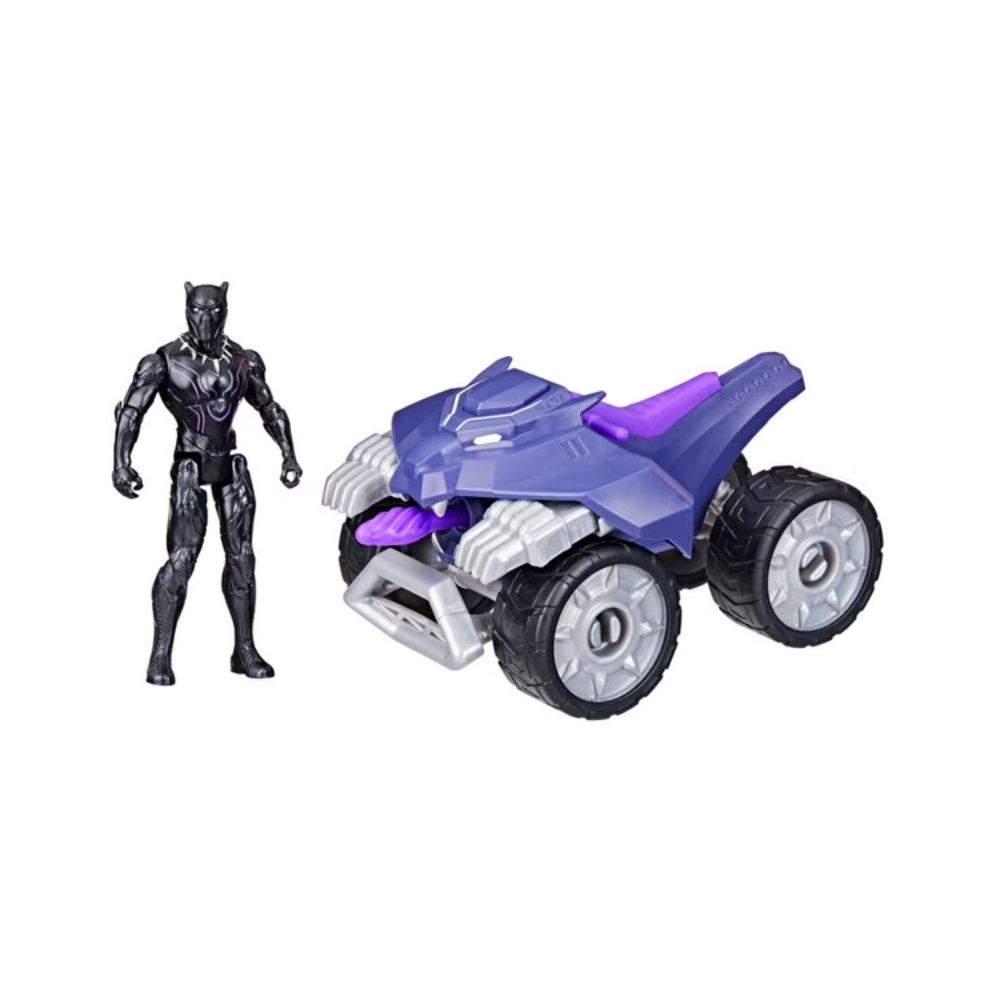 Marvel Avengers Φιγούρα Black Panther 10 cm και όχημα, F9328 - Avengers, Marvel