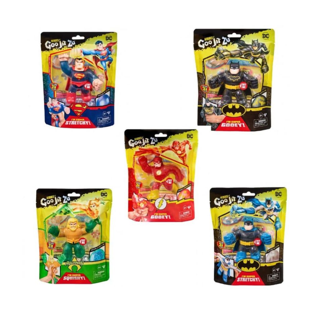 Goo Jit Zu DC S2 σε Διάφορα Σχέδια, GJT22000 - DC Heroes, Giochi Preziosi, Goo Jit Zu