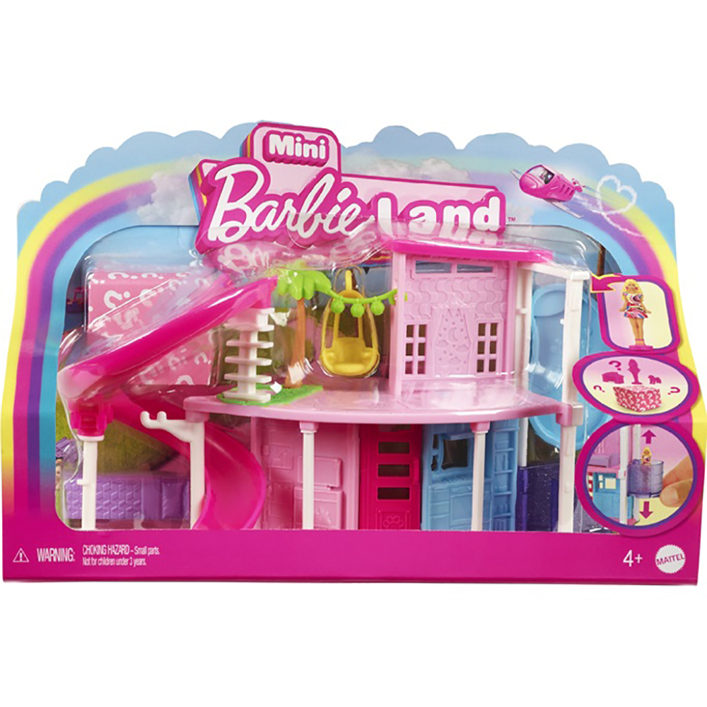 Barbie Mini Barbieland Σπίτια 3 Σχέδια, HYF44 - Barbie