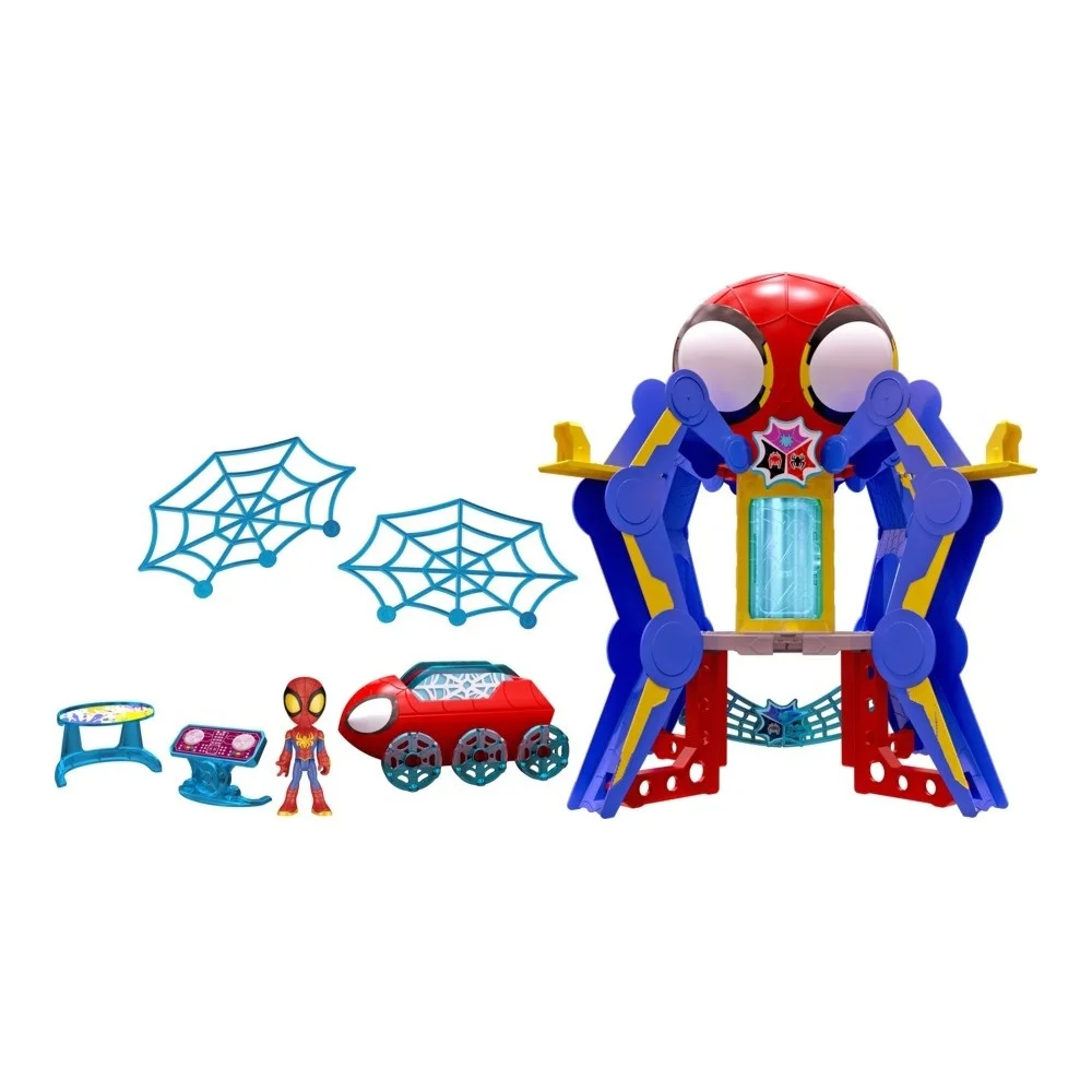 Hasbro - Spidey And His Amazing Friends Web Spinners Webquarters με Ήχους και Φως, F6723 - Spidey And His Amazing Friends