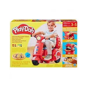 Play-Doh Pizza Delivery Scooter Playset, F8803 - Play-Doh