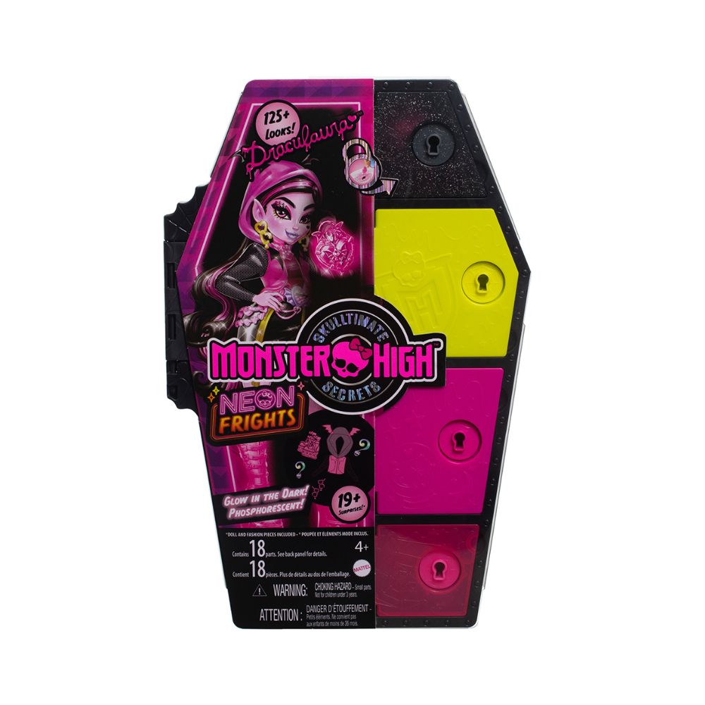 Monster High - Neon Frights-Draculaura, HNF78 - Monster High