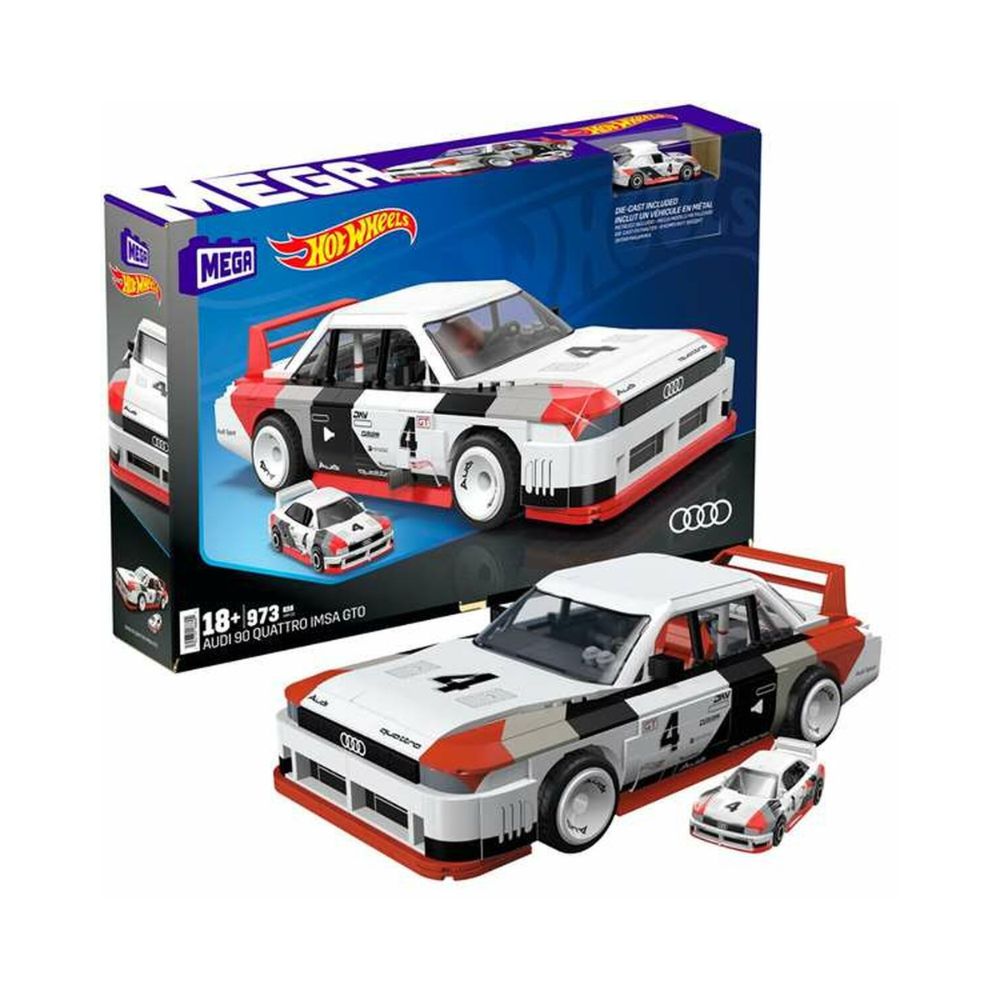 Hot Wheels MEGA Construction Set 1/15 Audi 90 Quattro IMSA GTO 29cm, HRY20 - Hot Wheels, Mega Bloks