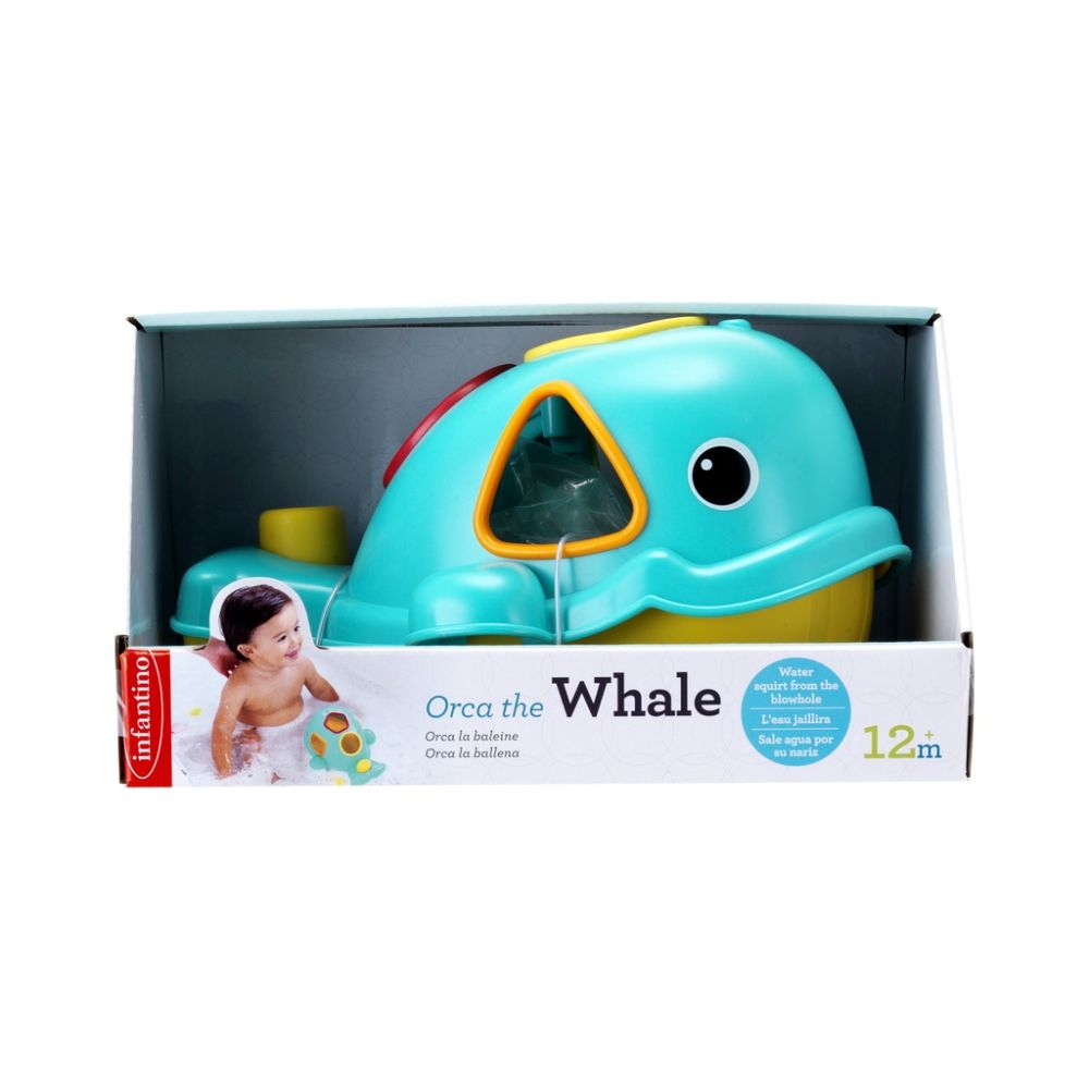 Infantino Παιχνίδι μπάνιου φάλαινα Όρκα Orca the whale, B-305087-00 - Infantino