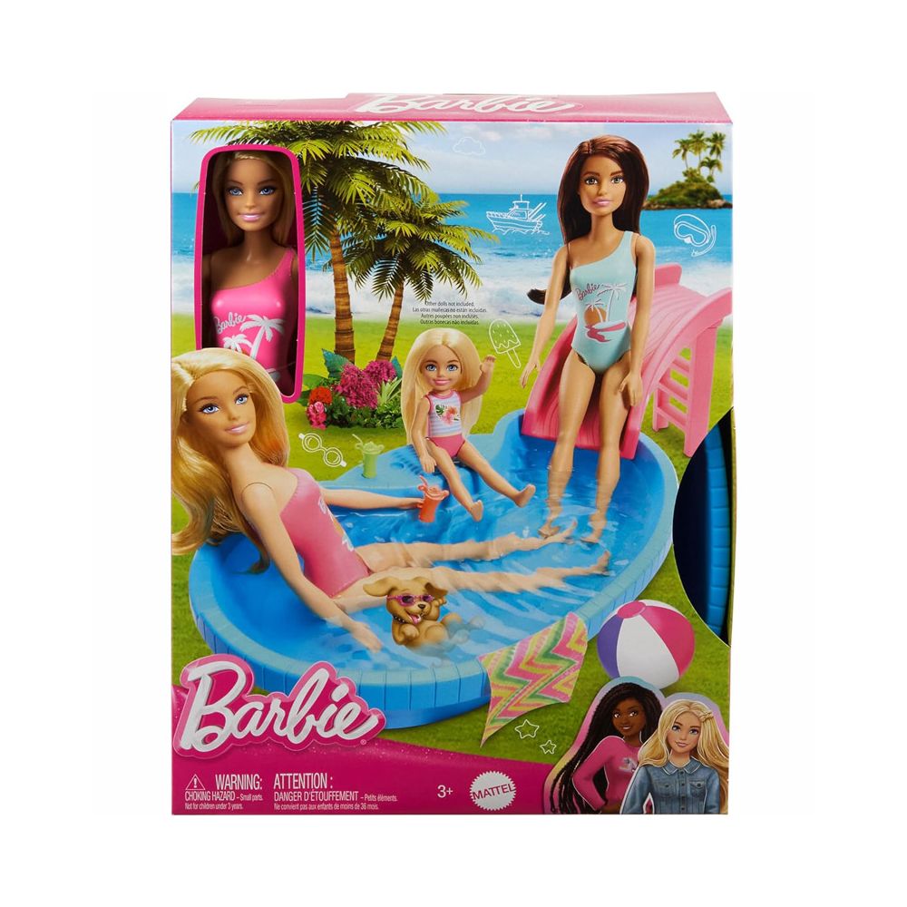 Barbie - Εξωτική Πισίνα Με Κούκλα, HRJ74 - Barbie