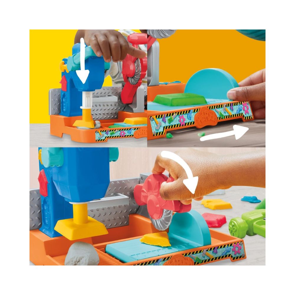 Play-Doh Stamp N Saw Toll Bench, F9141 - Play-Doh