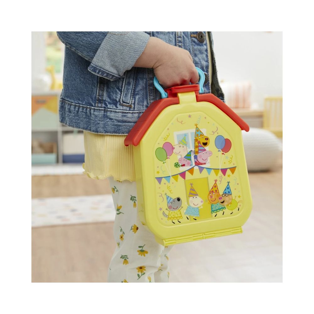 Peppa Pig Party Carry Case Θήκη Με 4 Φιγούρες, F8888 - Peppa Pig