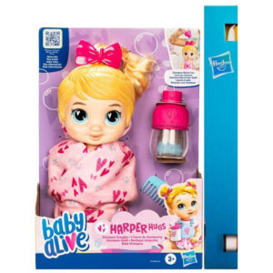 Λαμπάδα Baby Alive Κούκλα Shampoo Snuggle Bldh Harper, F9119 - Baby Alive