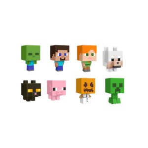 Minecraft – Mob Head Μίνι Φιγούρες σε Διάφορα Σχέδια, HDV64 - Minecraft