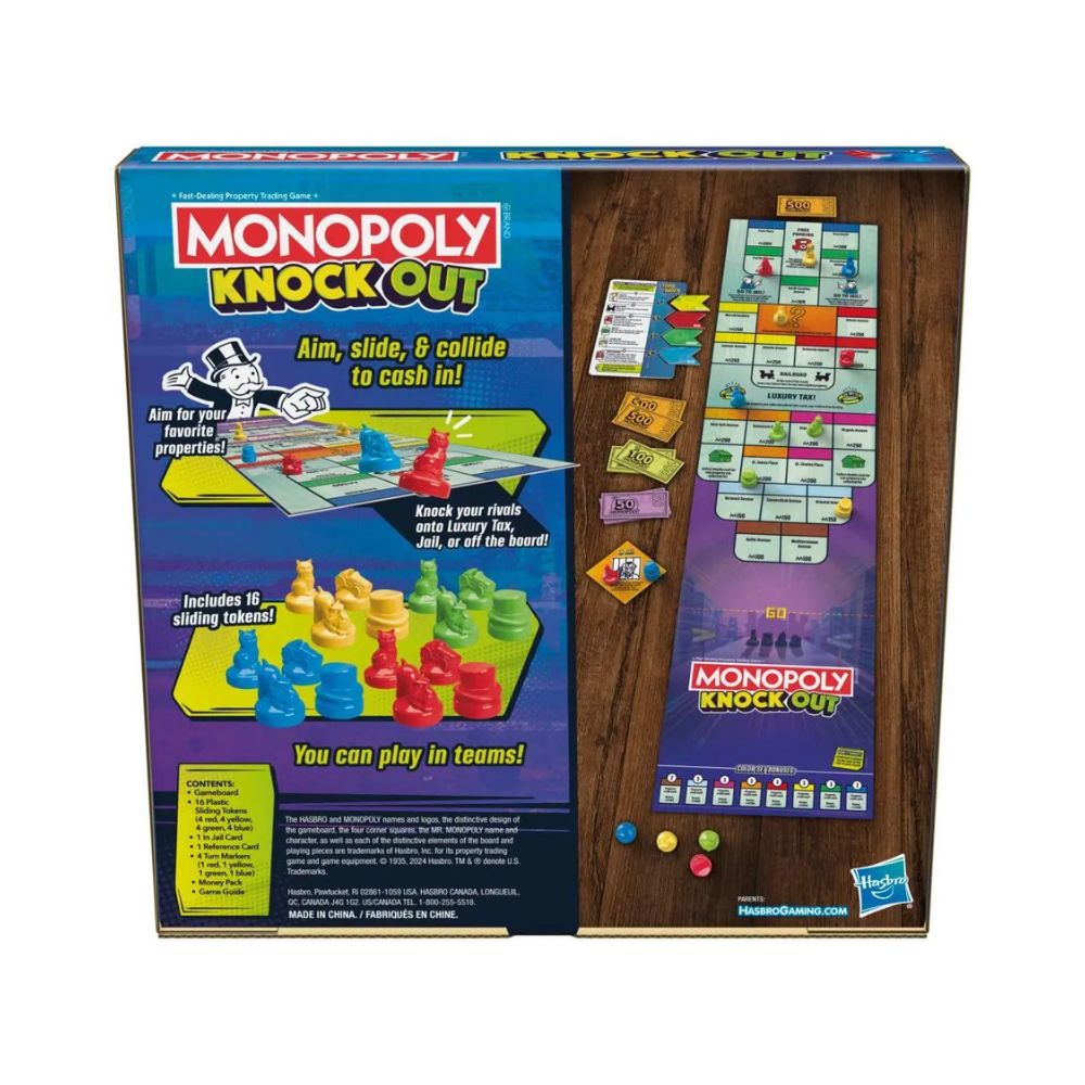 Επιτραπέζιο Παιχνίδι Monopoly Knockout, F8995 - Hasbro Gaming, Monopoly