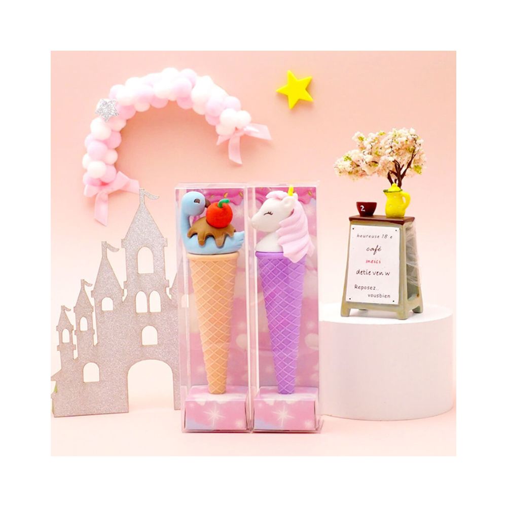 Γόμα Fancy Eraser: Animal Ice Cream σε 4 Σχέδια - Little Tree