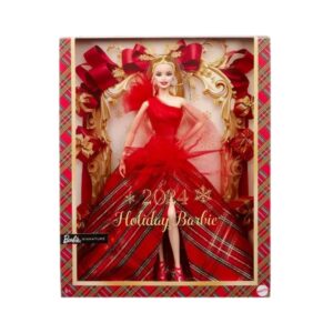 Mattel Barbie Συλλεκτική Barbie, 2024 Holiday Barbie Fashion Doll, HRM61 - Barbie