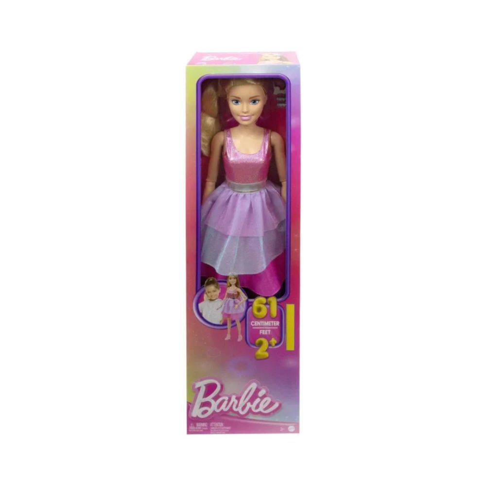 Mattel Barbie Μεγάλη Κούκλα 61εκ, HJY02 - Barbie