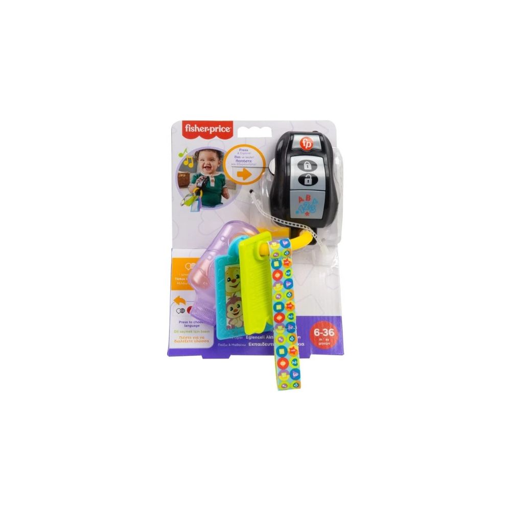 Mattel Fisher-Price Εκπαιδευτικό Κλειδάκια Αυτοκινήτου, HWY40 - Fisher-Price