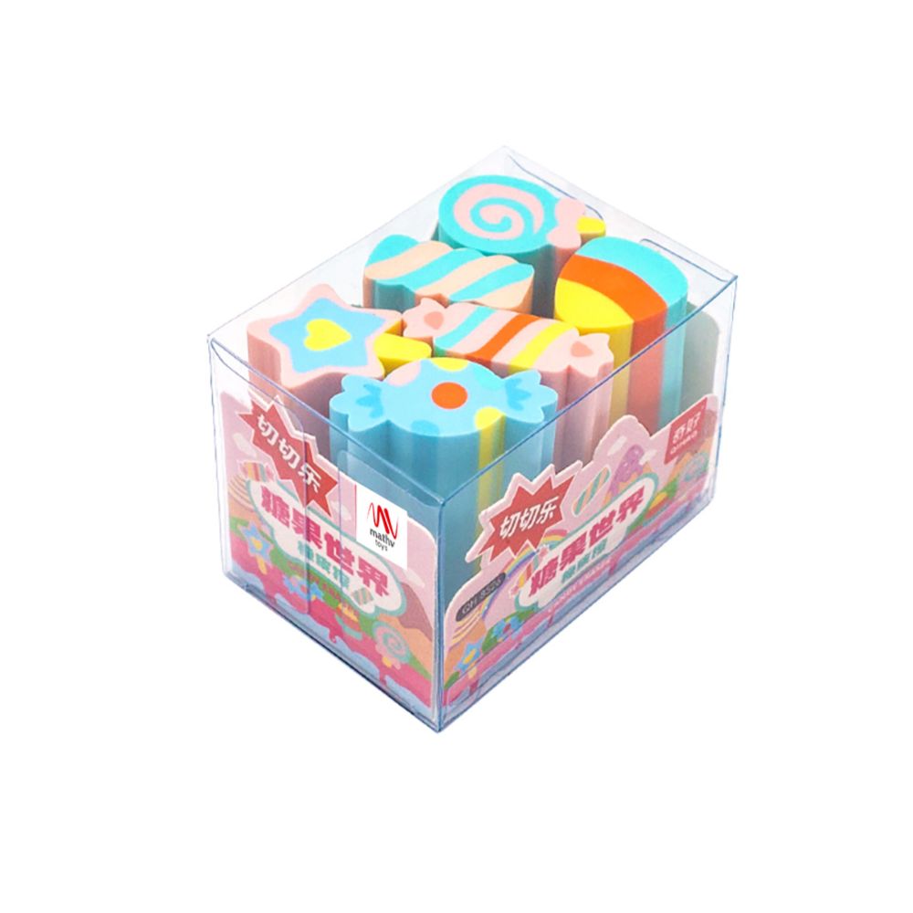 Σετ Γόμες 6τμχ Fancy Eraser Set: Candy - Little Tree