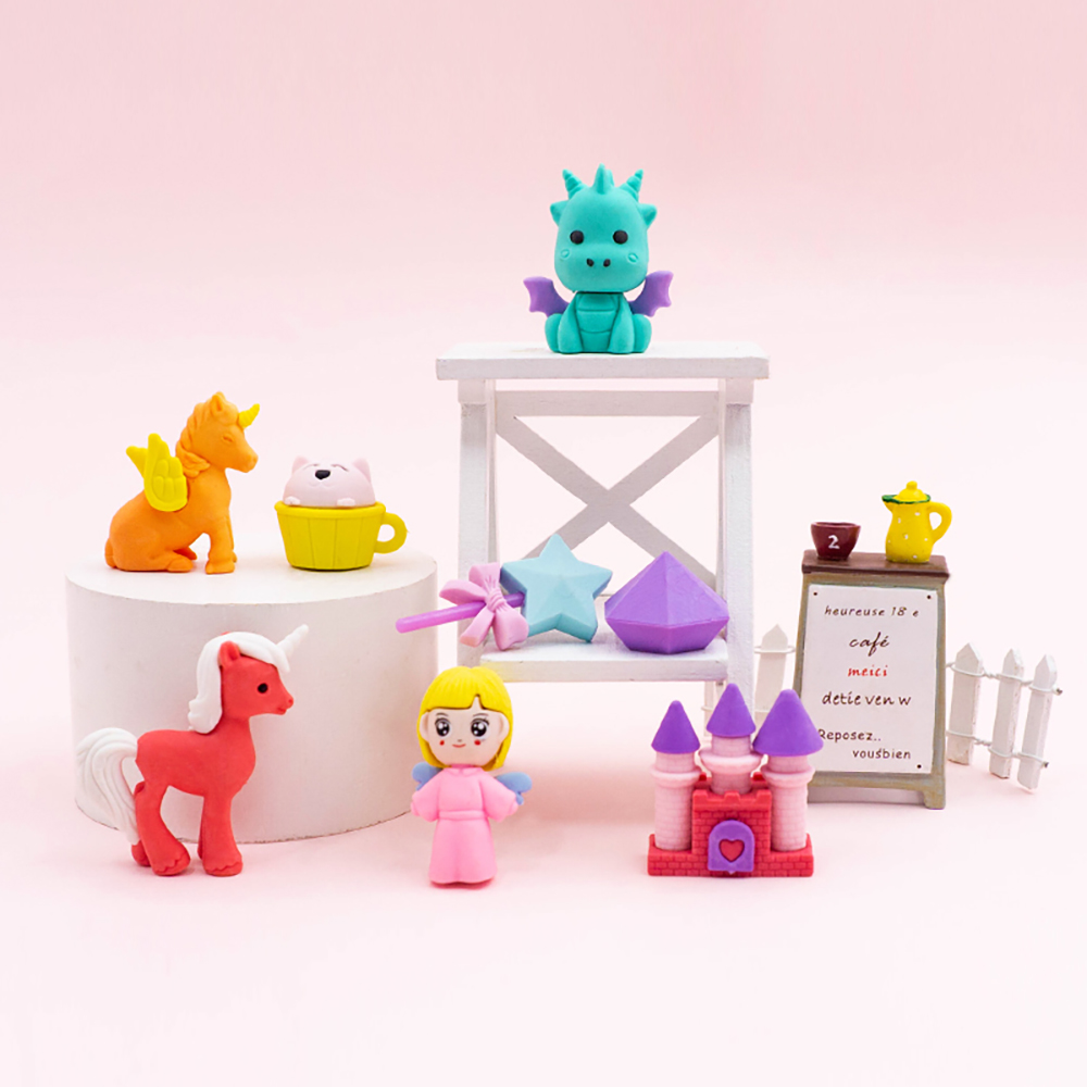 Fancy Eraser Set: Fantasy World - Mathv Toys