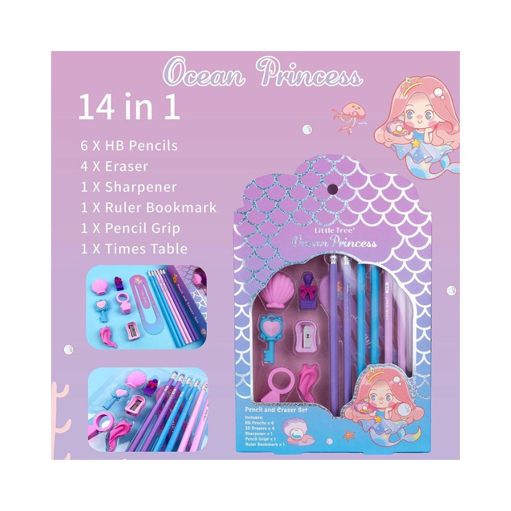 Σχολικό Σετ Ocean Princess Stationery Gift Set - Little Tree