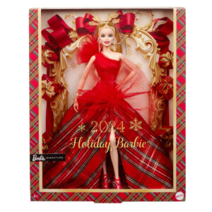 Mattel Barbie Συλλεκτική Barbie, 2024 Holiday Barbie Fashion Doll HRM61 - Barbie