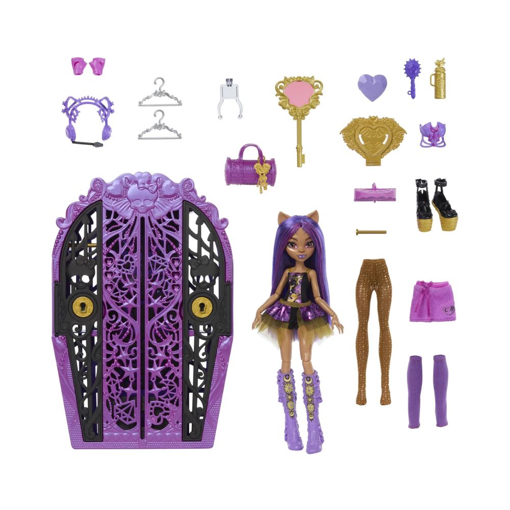 Mattel Monster High Κούκλα Skulltimate Secrets Clawdeen Wolf, HXH85 - Monster High