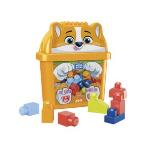 Mattel Mega Bolks Cool Corgi Κουβαδάκι Με Τουβλάκια 25Τμχ - Σκυλάκι, HDK81 - Mega Bloks