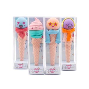 Γόμα Fancy Eraser: Funny Ice Cream σε 4 Σχέδια - Little Tree