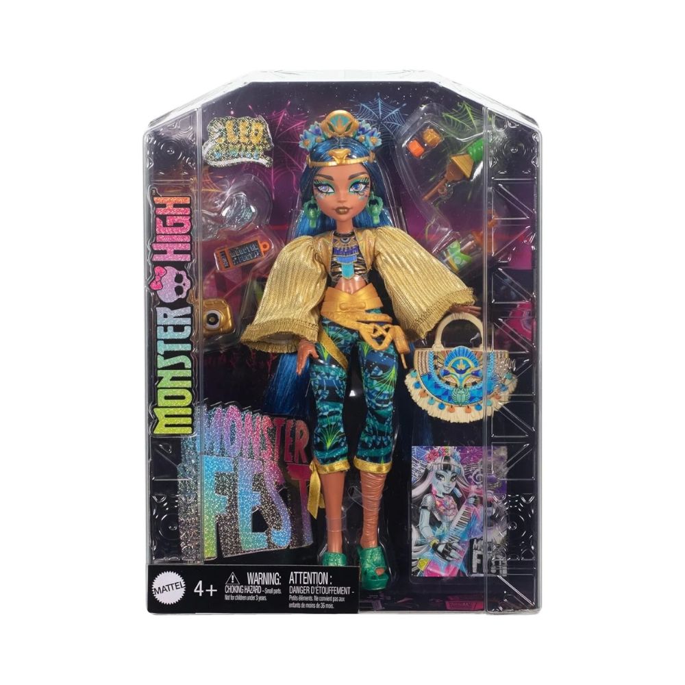 Mattel Monster High Monster Fest Κούκλα Cleo De Nile με Festival Outfit, HXH81 - Monster High