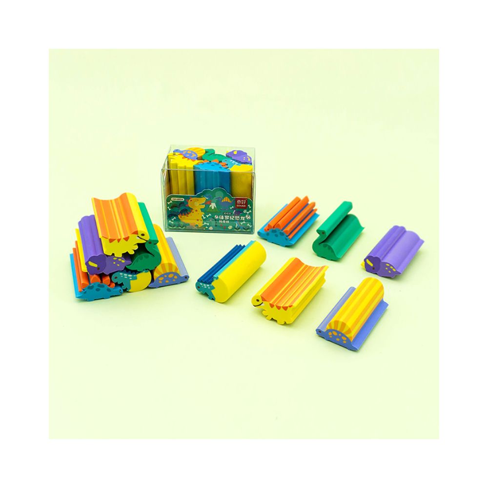 Σετ Γόμες 6τμχ Fancy Eraser Set: Dino - Little Tree