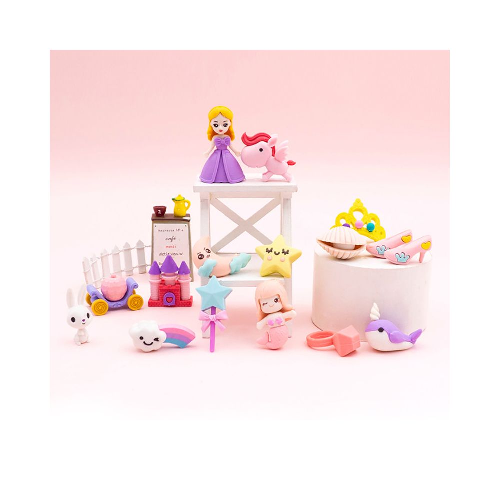 Γόμες Fancy Erasers in Lunchbox: Princess σε 4 Σχέδια - Little Tree