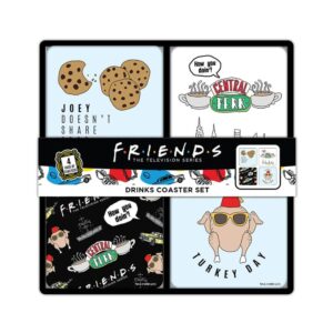 Friends Drinks Coaster Set - Blue Sky