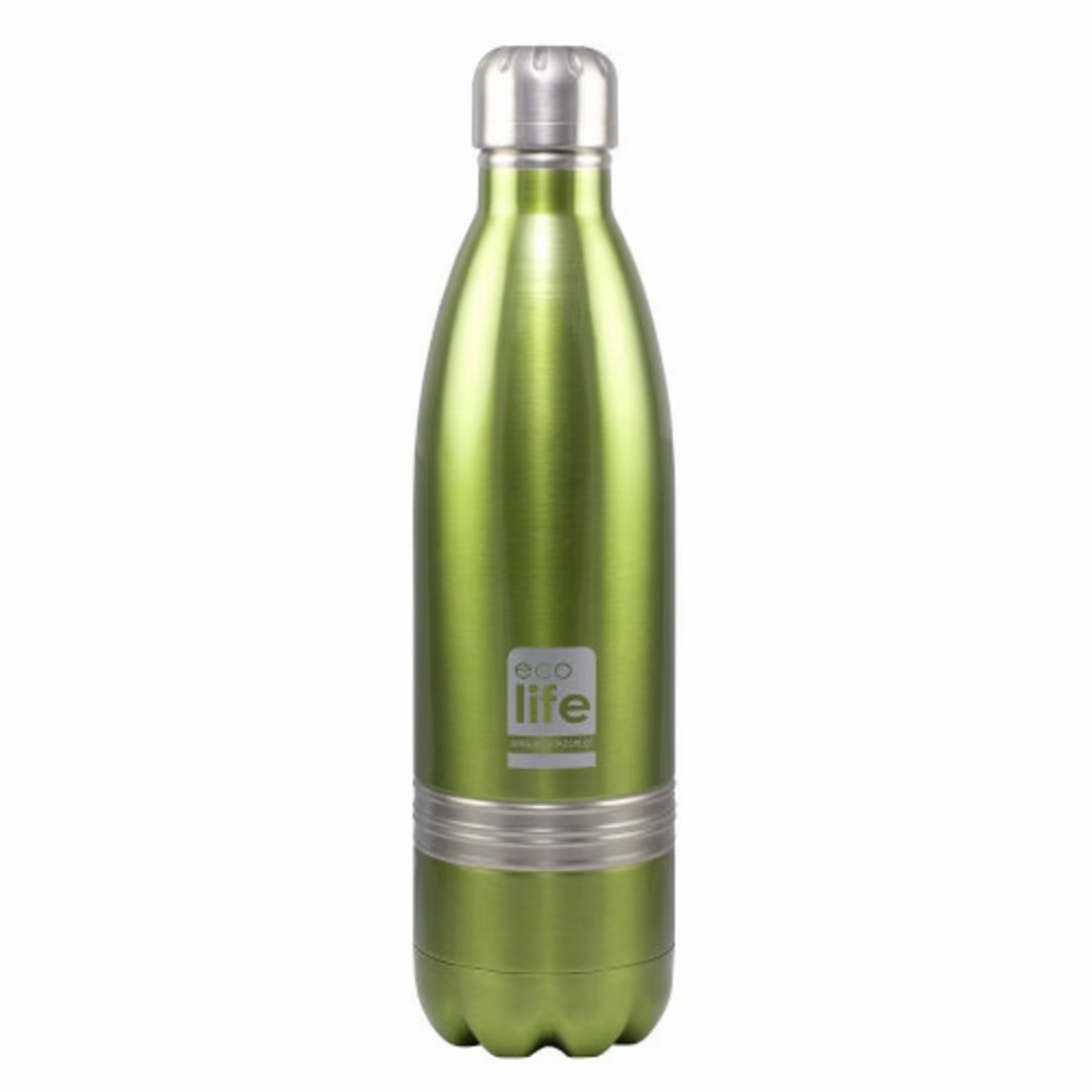 Ecolife μεταλλικό μπουκάλι θερμός 750ml πράσινο - Ecolife