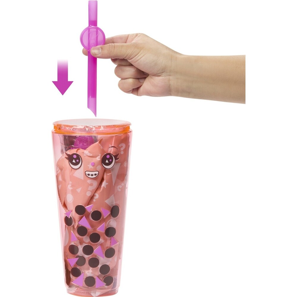 Mattel Barbie Bubble Tea Series Κούκλα Ρόφημα Μάνγκο με 8 Εκπλήξεις HTJ22 - Barbie